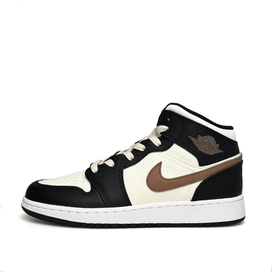 Jordan Jordan Air Jordan 1 Cushioning High top Children's Basketball Shoes Ecru Teenagers