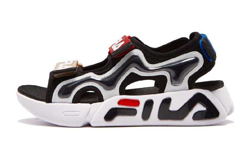 FILA KIDS Breathable Children's Sandals Black Red Kids'