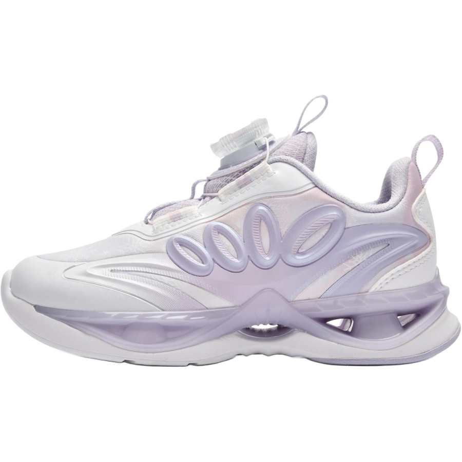 QIAODAN Cushioning Abrasion Resistant Cushioning, Wear Resistant Low top Kids' Running Shoes Purple