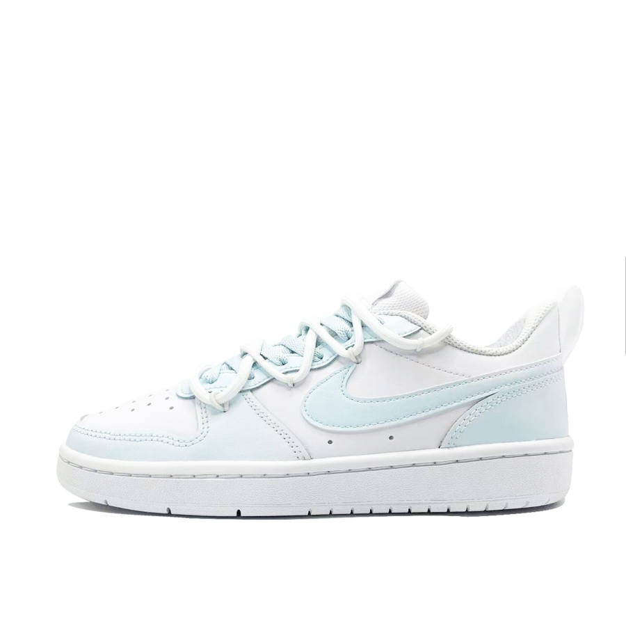 Nike Nike Court Borough Dream Of Ice Blue Slip Resistant Anti Kick Abrasion Resistant Low top Kids' Skateboarding Shoes