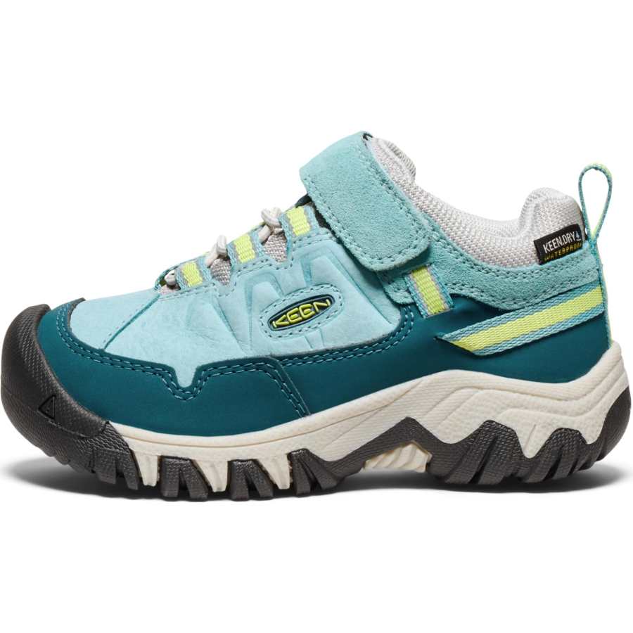 Keen Targhee 4 Comfortable Slip Resistant Abrasion Resistant Low top Kids' Outdoor Shoes Green