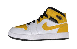 Jordan 1 Mid PS University Gold