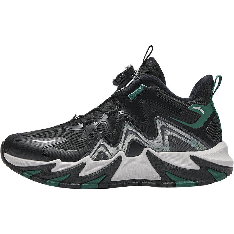 Antakids Insulated Shoes Black Green Teenagers