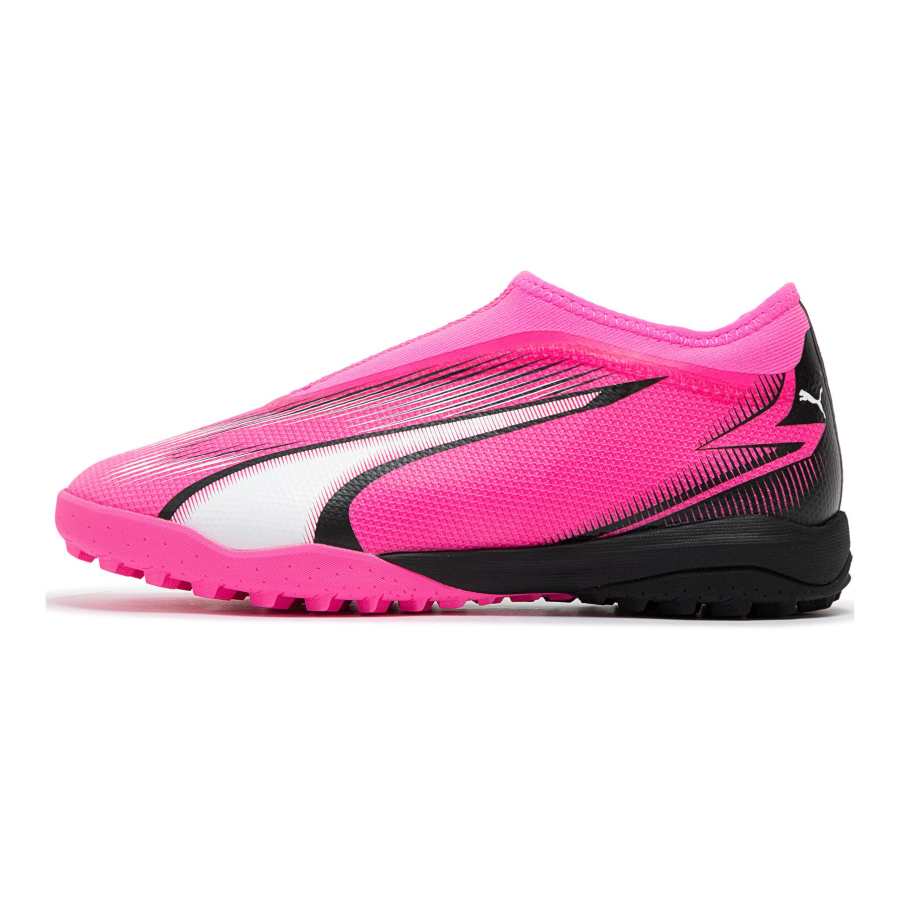 PUMA Ultra Match Abrasion Resistant Coverage Low top Kids' Soccer Shoes Pink White Black Kids'