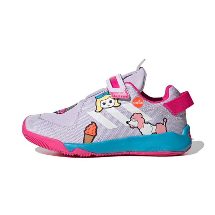 Adidas Adidas Activeplay Cleofus Breathable Low top Kids' Running Shoes Purple Pink Children Aged 3 7 Years Old