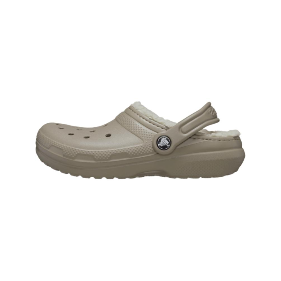 Crocs Classic Lined Kids Lifestyle Shoes Gray Children Aged 3 7 Years Old