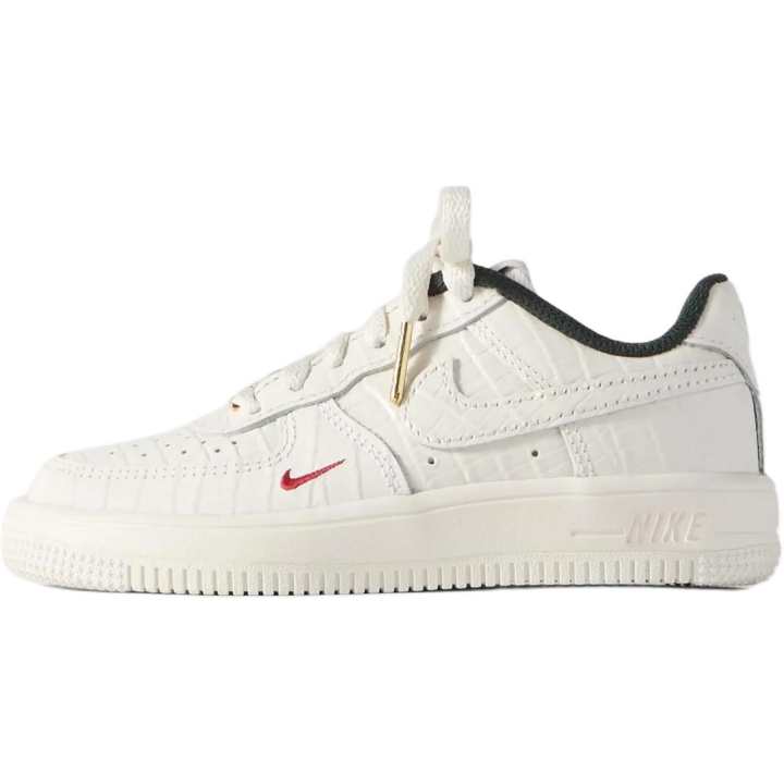 Nike KITH x Nike Air Force 1 Low top Kids' Skateboarding Shoes Phantom White Children Aged 3 7 Years Old