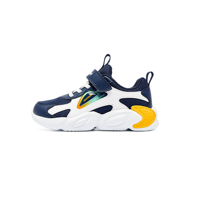 QIAODAN Kids' Running Shoes Serene Blue/Jordan White Children Aged 3 7 Years Old