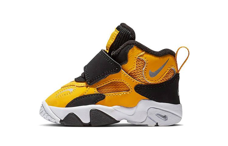 Nike Nike Speed Turf Slip Resistant Cushioning High top Toddler Shoes Yellow Black Infant And Toddler