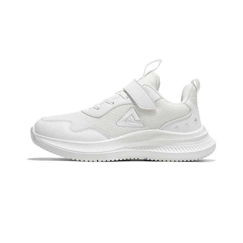 PEAK Textile, Synthetic Leather Slip Resistant Kids' Running Shoes Teenagers