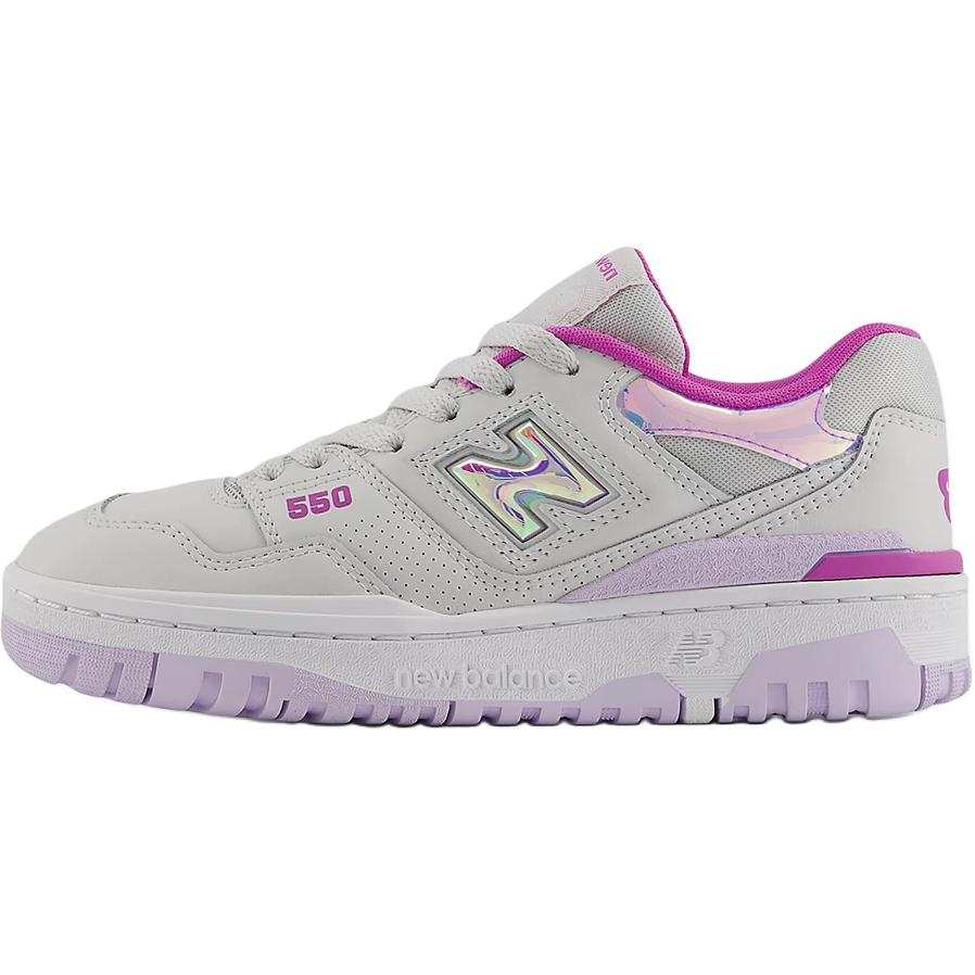 New Balance New Balance NB 550 Classic And Versatile Low top Kids' Skateboarding Shoes Lavender Teenagers