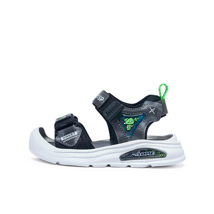BIG WASP Synthetic Leather Slip Resistant Breathable Lightweight Cushioning Low top Children's Sandals