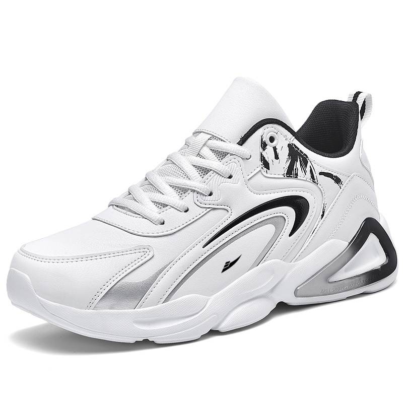 KUDING Comfortable Cushioning Slip Resistant Abrasion Resistant Mid top Basketball Shoes Men's