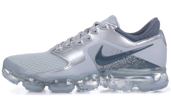Nike Nike AIR VAPORMAX Abrasion Resistant Low top Running Shoes Wolf Gray Unisex
