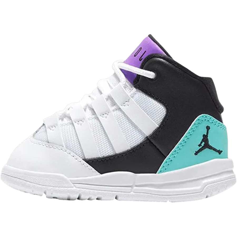 Jordan Jordan Max Aura Mid top Toddler Shoes White Black Blue Infant And Toddler