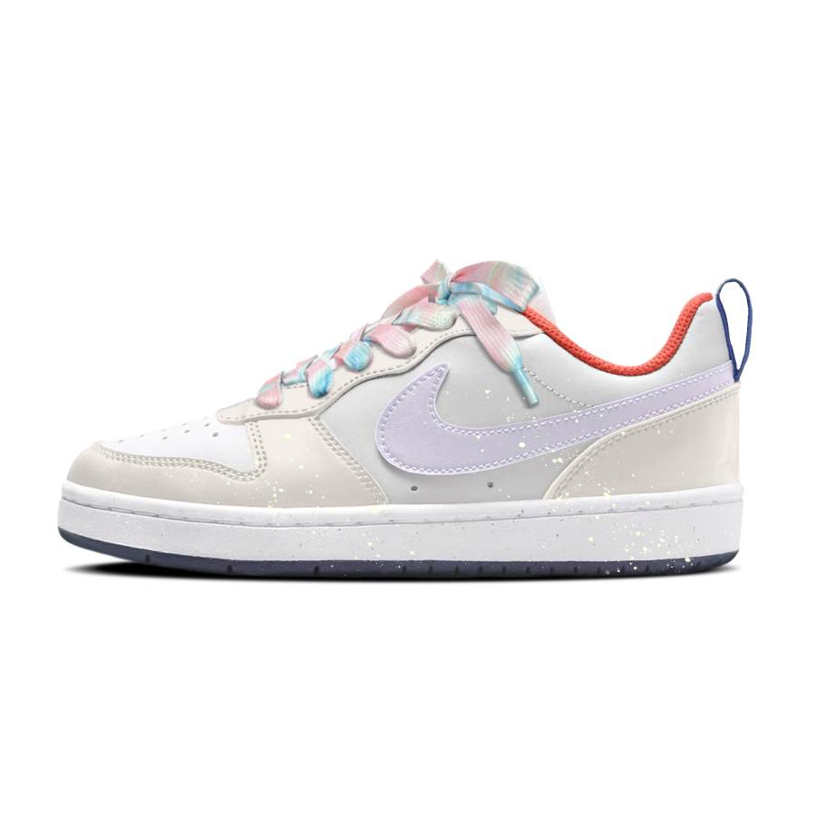 Nike Nike Court Borough Low Abrasion Resistant Breathable Abrasion Resistant Breathable Low top Kids' Skateboarding Shoes