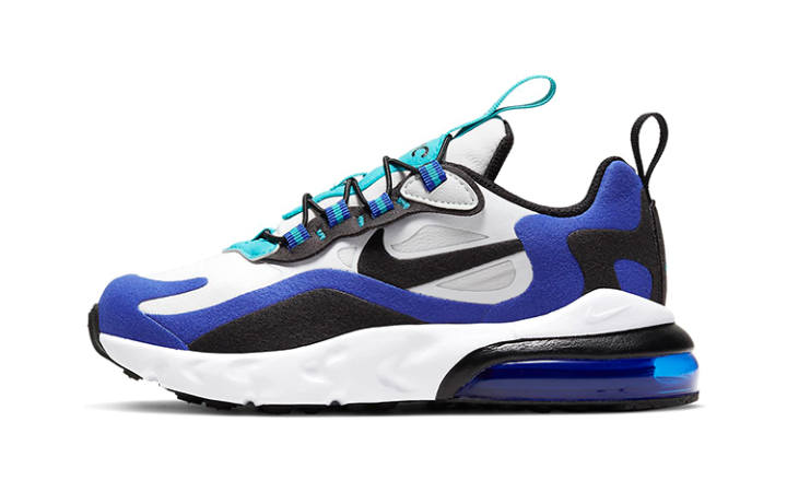 Nike Nike Air Max 270 React White Hyper Blue Oracle Aqua PS