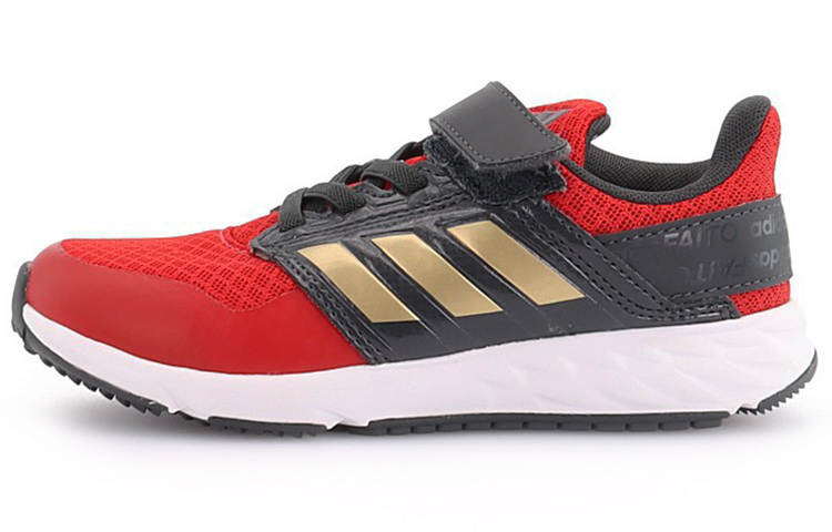 Adidas Adidas Fortafaito Mesh Breathable Low top Kids' Running Shoes Red Black Kids'
