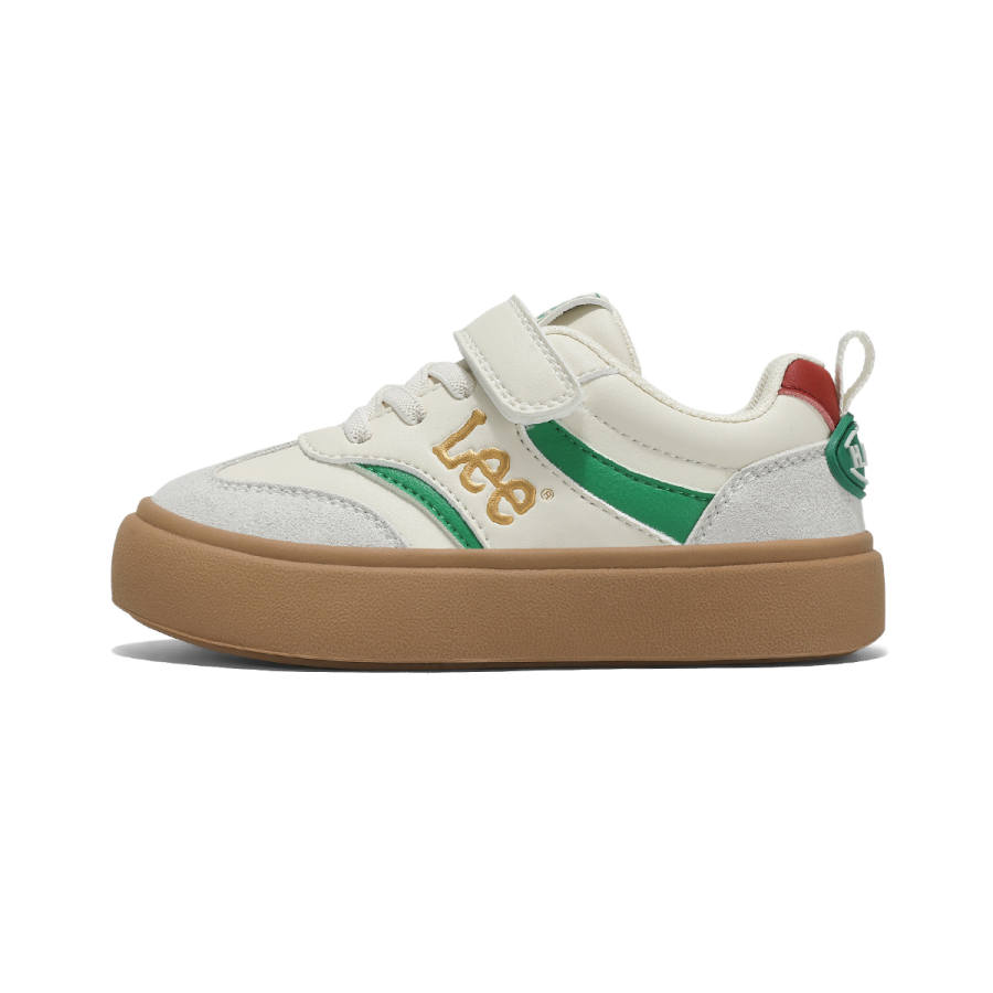 LEE KIDS Low top Kids' Skateboarding Shoes Beige Green Teenagers