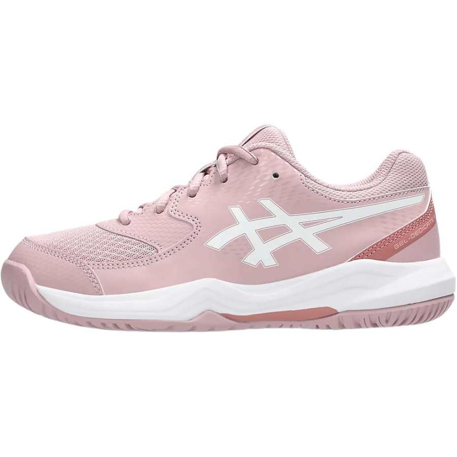 ASICS Gel Dedicate 8 Abrasion Resistant Breathable Support Low top Training Shoes Pink Kids'
