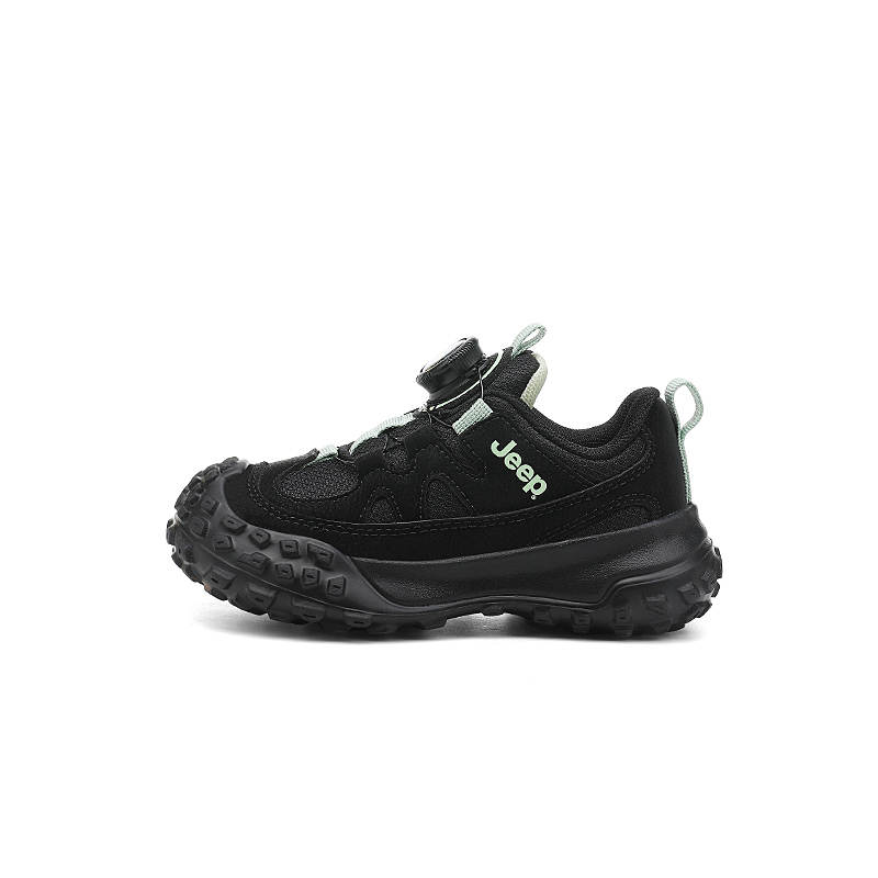 Jeep Abrasion Resistant Kids' Running Shoes Black Kids'