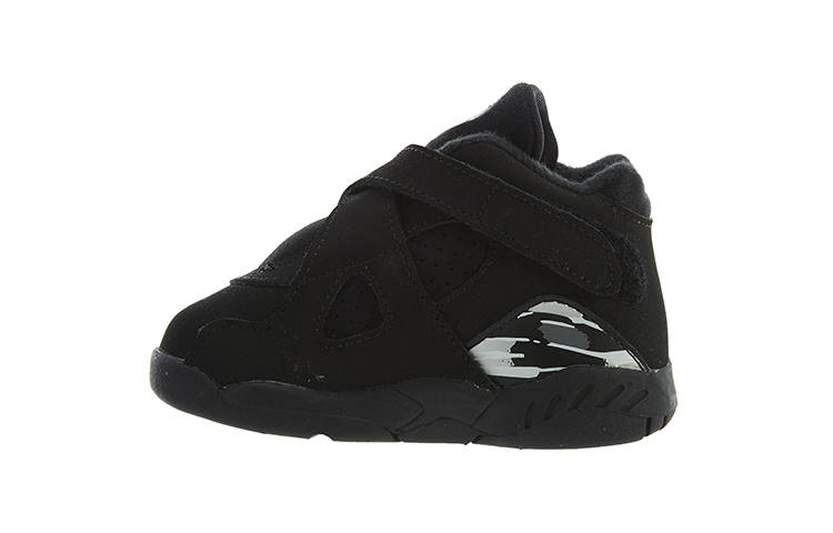 Jordan Jordan Air Jordan 8 Retro BT Cushioned Slip Resistant Abrasion Resistant Low Top Toddler Shoes Black Infant And Toddler