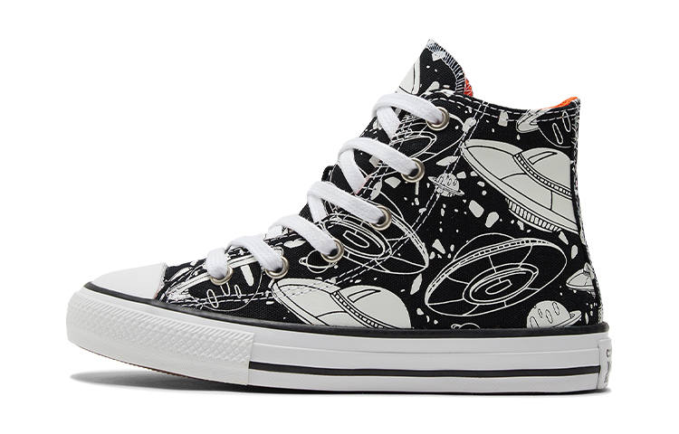 Converse All Star Chuck Taylor Comfortable And Trendy Kids Canvas Shoes White Black Teenagers