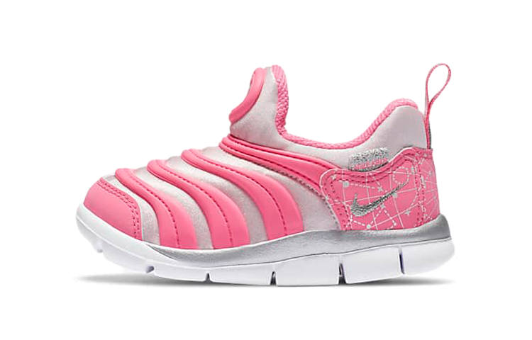 Nike Nike Dynamo Free Caterpillar Low top Sports Casual Shoes Pink Gray Infant And Toddler