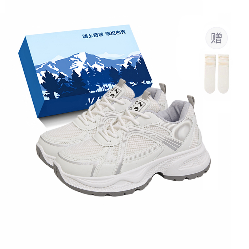 XIAOLUMILI Abrasion Resistant Abrasion Resistant Low top Chunky Sneakers Women's