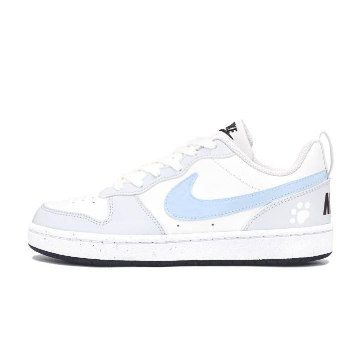 Nike Nike Court Borough Synthetic Leather Slip Resistant Abrasion Resistant Slip Resistant Abrasion Resistant Low top