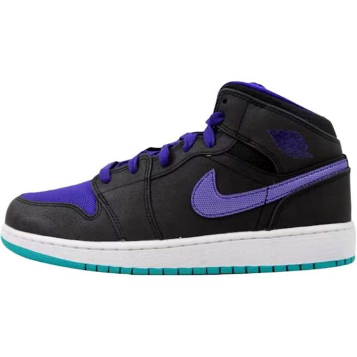 Jordan Jordan 1 Mid top Basketball Shoes Black Unisex
