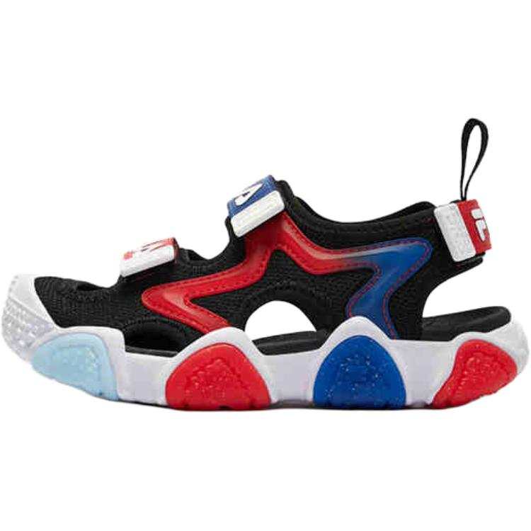 FILA KIDS SEASON FSW Starfish Slip Resistant Abrasion Resistant Low top Children's Sandals Black Red