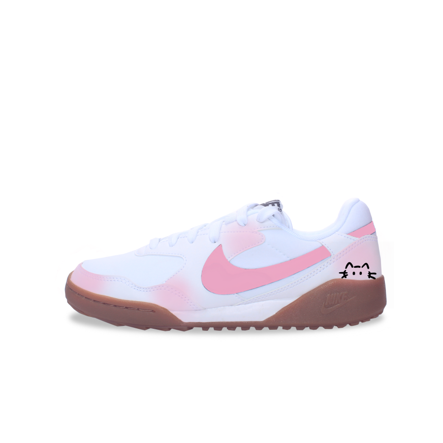 Nike Nike Terra Manta Pink Cat Abrasion Resistant Abrasion Resistant Low top Kids Lifestyle Shoes White Pink Teenagers