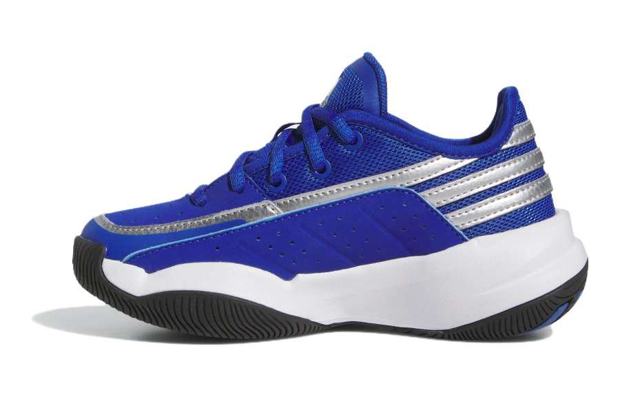 Adidas Adidas Front Court Cushioning Abrasion Resistant Cushioning, Wear Resistant Low top Children's Basketball Shoes Blue