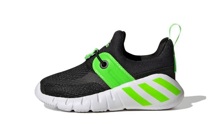 Adidas Adidas Rapidazen I Abrasion Resistant Low top Toddler Shoes Black Green Infant And Toddler