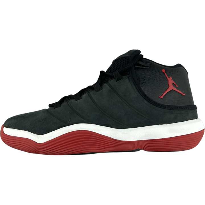 Jordan Jordan Super.Fly 2017 Enhance Mid top Basketball Shoes Black Red Unisex