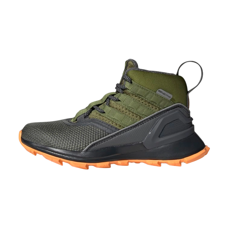 Adidas Adidas Rapidarun Run Atr J Abrasion Resistant Mid top Kids' Running Shoes Green Teenagers