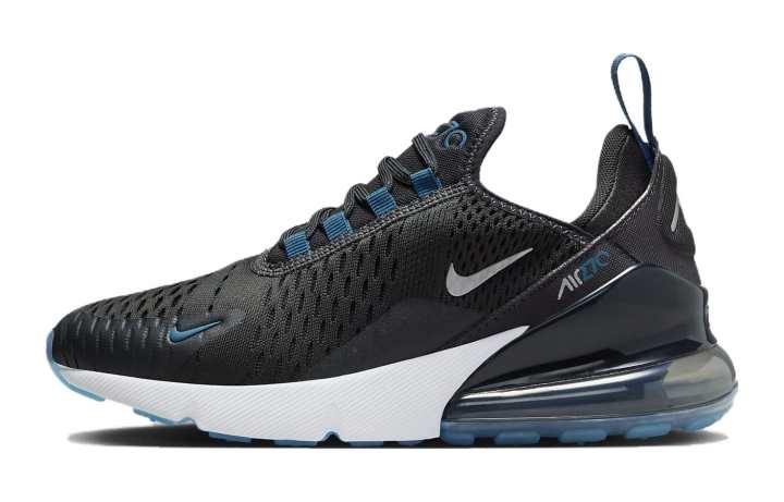 Nike Nike Air Max 270 Comfortable Round Toe Kids Lifestyle Shoes Black Kids'
