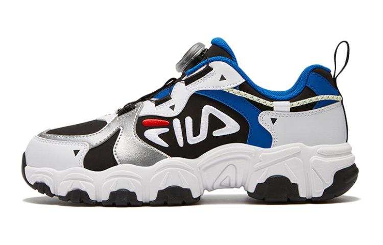 FILA KIDS Cat Paw Comfortable Low top Kids' Running Shoes Black Blue Kids'