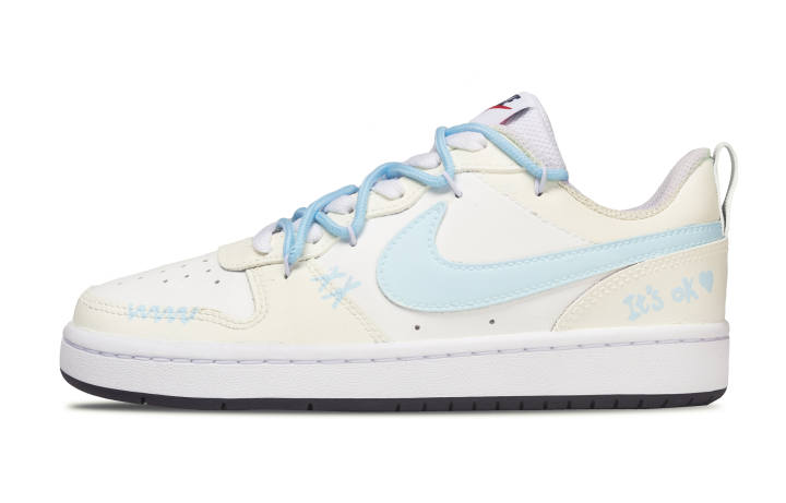 Nike Nike Court Borough 2 Leather Abrasion Resistant Slip Resistant Abrasion Resistant Slip Resistant Low top