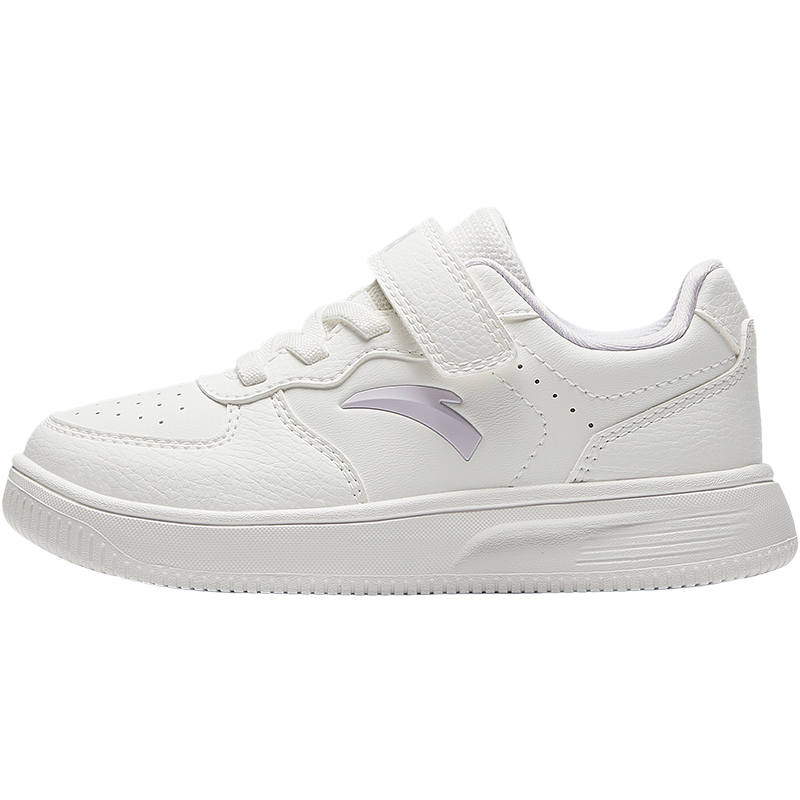 Antakids Synthetic Leather Low top Kids' Skateboarding Shoes Papyrus White/Misty Purple Children Aged 3 7 Years Old