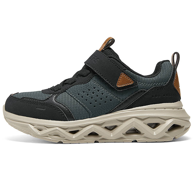 Skechers Kids BOYS Slip Resistant Abrasion Resistant Low top Kids' Running Shoes Black Gray Teenagers