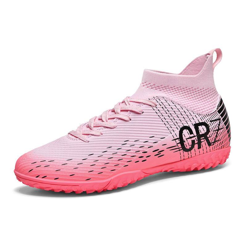 HBRK PU Polyurethane Slip Resistant Abrasion Resistant Slip Resistant Abrasion Resistant High top Kids' Soccer Shoes