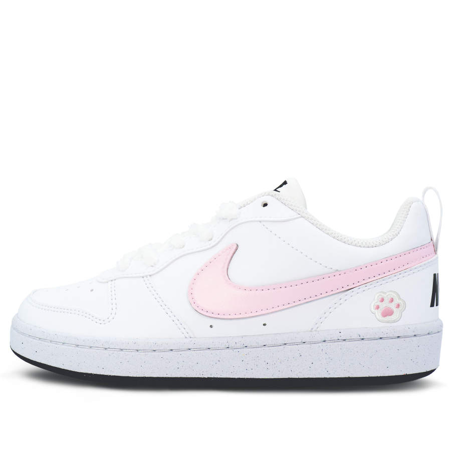 Nike Nike Court Borough Sweetie Cat Paw Kids' Skateboarding Shoes Pink Teenagers