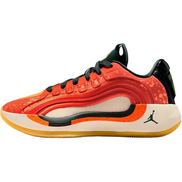Jordan Jordan Luka 4 Low top Basketball Shoes Orange Beige Unisex