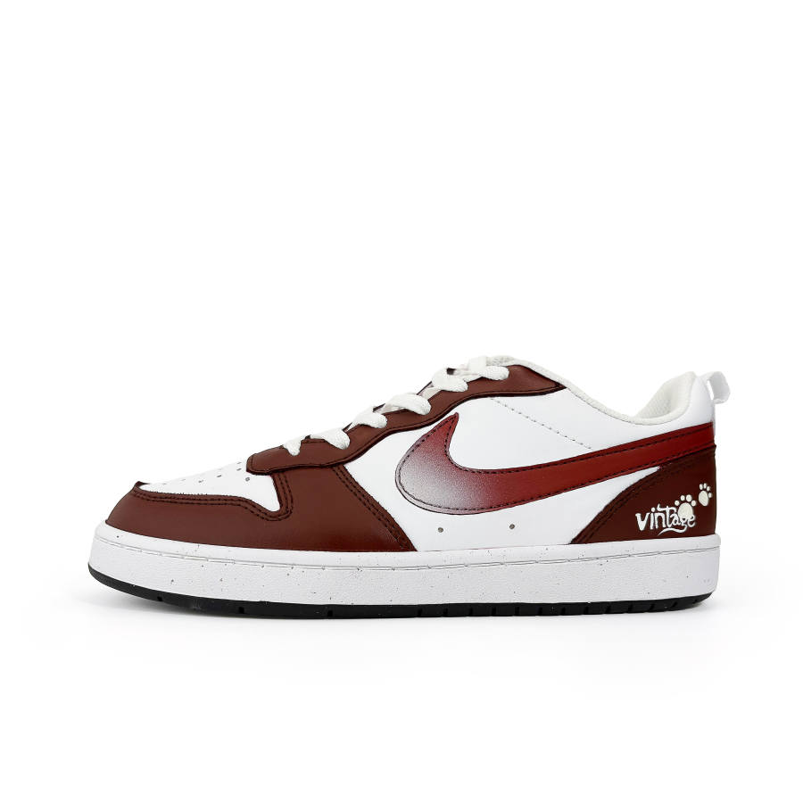Nike Nike Court Borough Synthetic Leather Slip Resistant Abrasion Resistant Low top Kids' Skateboarding Shoes Unisex
