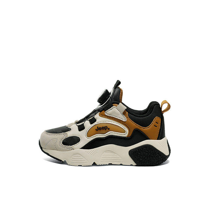 Jeep Low top Kids Lifestyle Shoes Black Brown Kids'