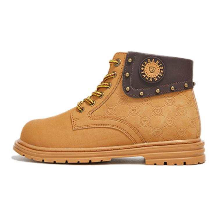 TARANIS Comfortable Slip Resistant Abrasion Resistant Slip Resistant Abrasion Resistant Kids' Boots Yellow Brown Kids'