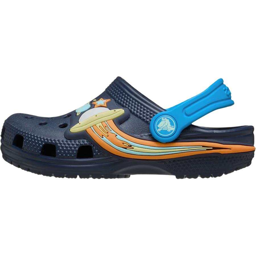Crocs Classic Clog Low top Toddler Shoes Dark Blue Infant And Toddler