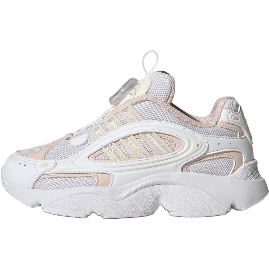 Adidas Originals Ozmillen Low top Kids Lifestyle Shoes White Light Pink Children Aged 3 7 Years Old